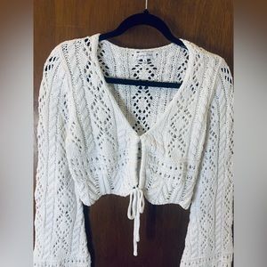 Starlow Crochet Cropped Sweater